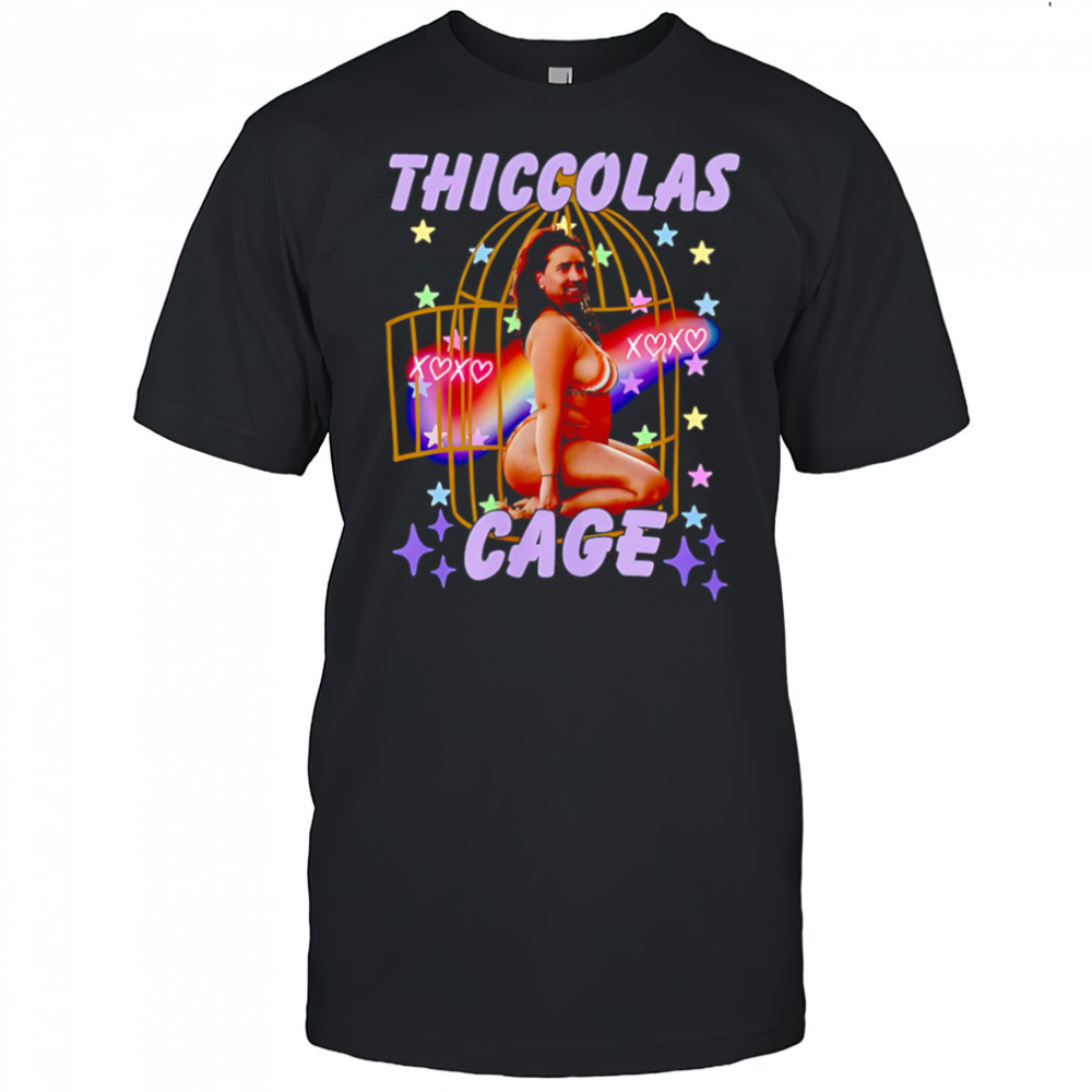 Thiccolas Cage Funny Meme shirt