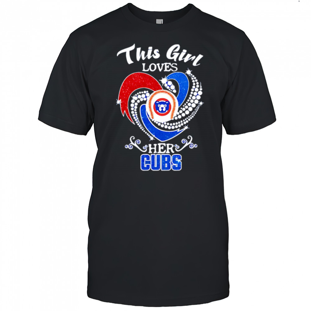 This girl loves her Cubs shirt