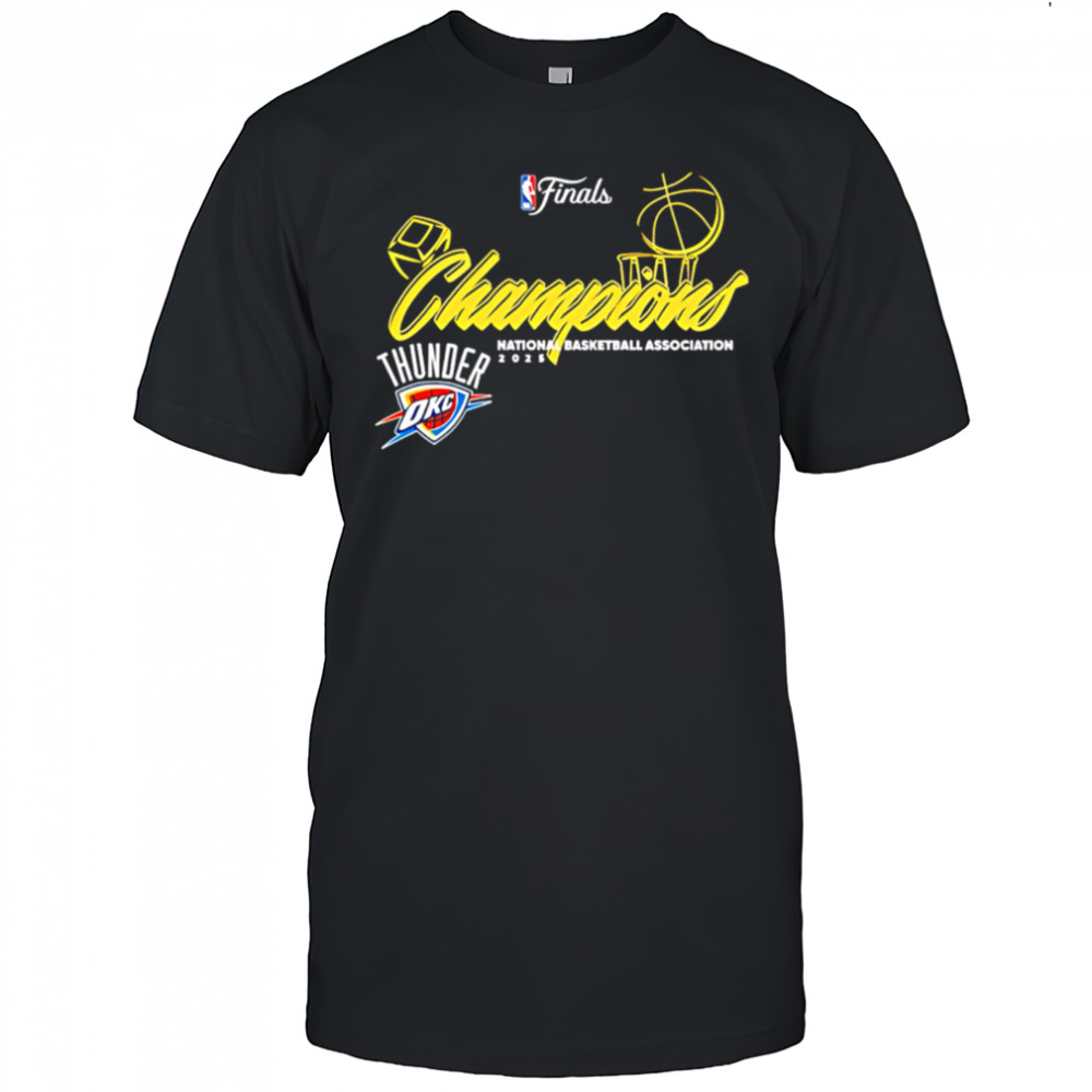 Thunder Final 2025 national basketball association champions design shirt