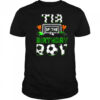 Tia Of The Birthday Boy Soccer Family Matching Party shirt