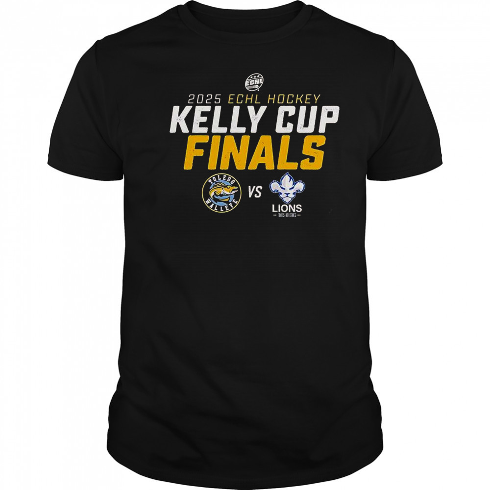 Toledo Walleye Vs Trois-Rivieres Lions 2025 Kelly Cup Finals Boost Matchup T-Shirt