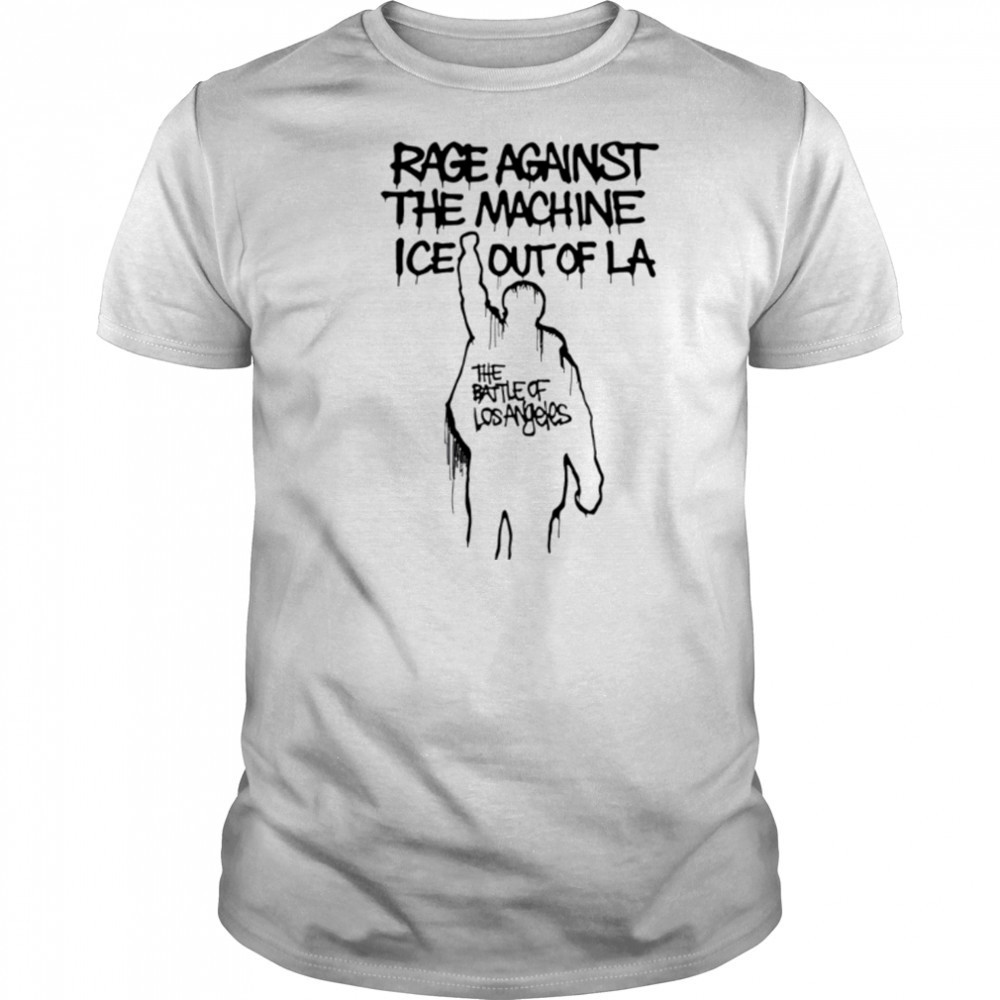 Tom morello rage against the machine ice out of LA the battle of los angeles shirt