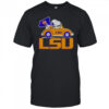 Top LSU Tigers Snoopy Go By Car T-Shirt