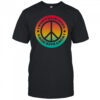 Top Tom Petty I Won’t Back Down Peace T-Shirt