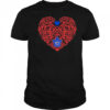 Toronto Maple Leafs Floral Pattern Heart logo shirt