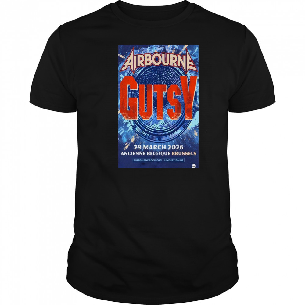 Tour 2025 Airbourne Garage Saarbrücken Poster T-Shirt