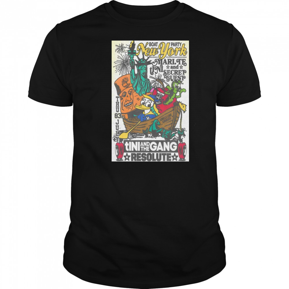 Tour 2025 ReSolute New York Poster T-Shirt