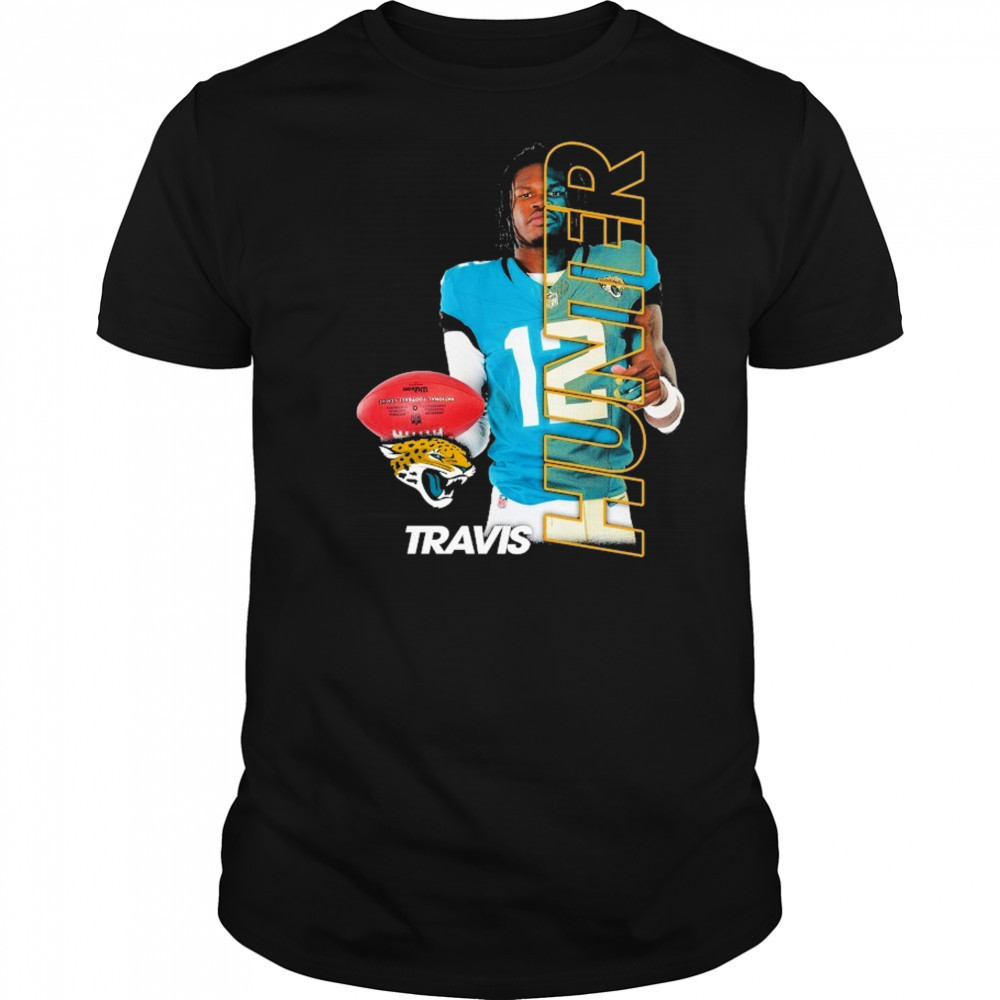 Travis Hunter Jacksonville Jaguars NFL player 2025 shirt