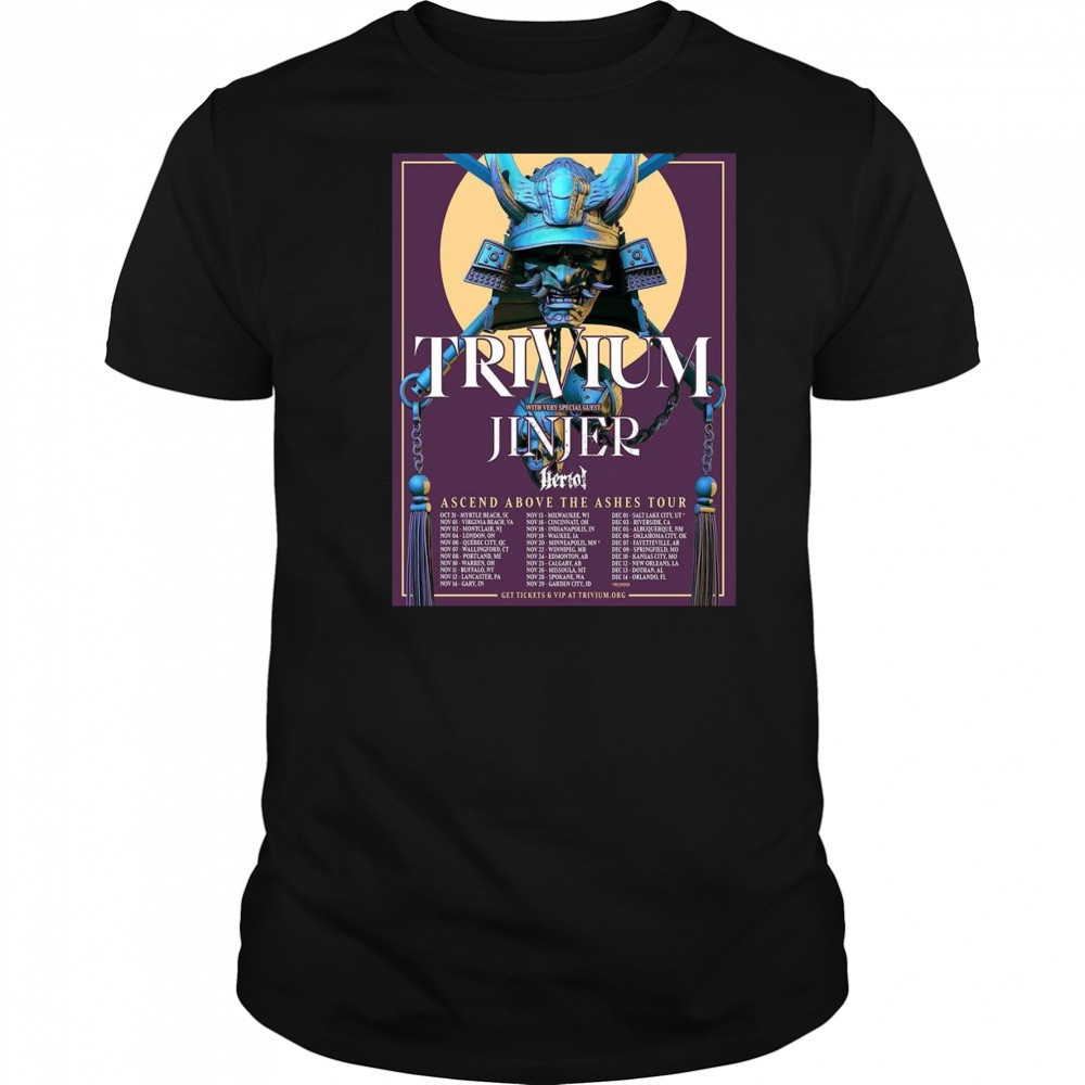 Trivium Ascend Above The Ashes Tour 2025 North America Tour Shirt