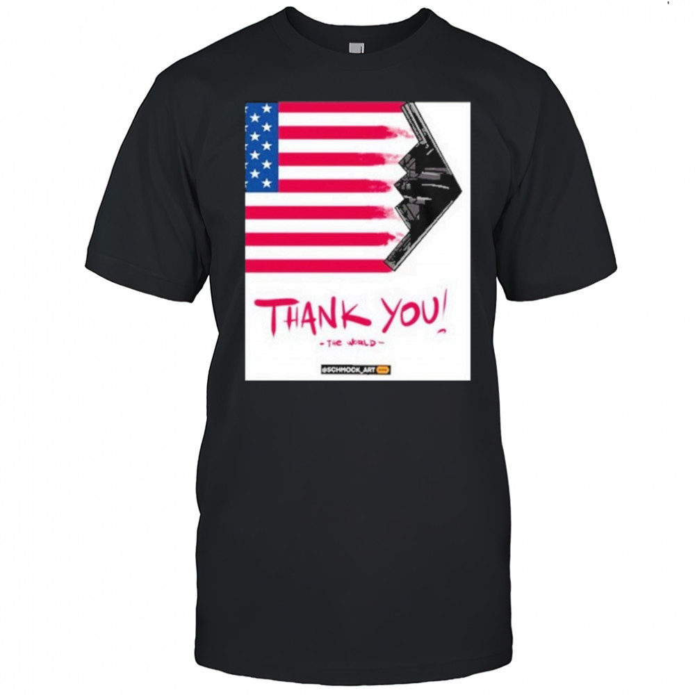 Trump Flag Thank You The World T-Shirt