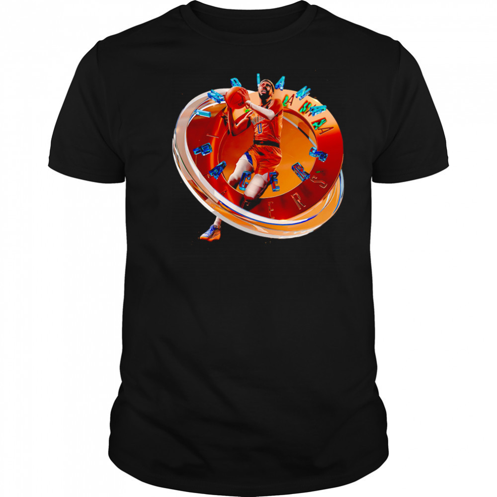 Tyrese Haliburton x Pacers AI shirt