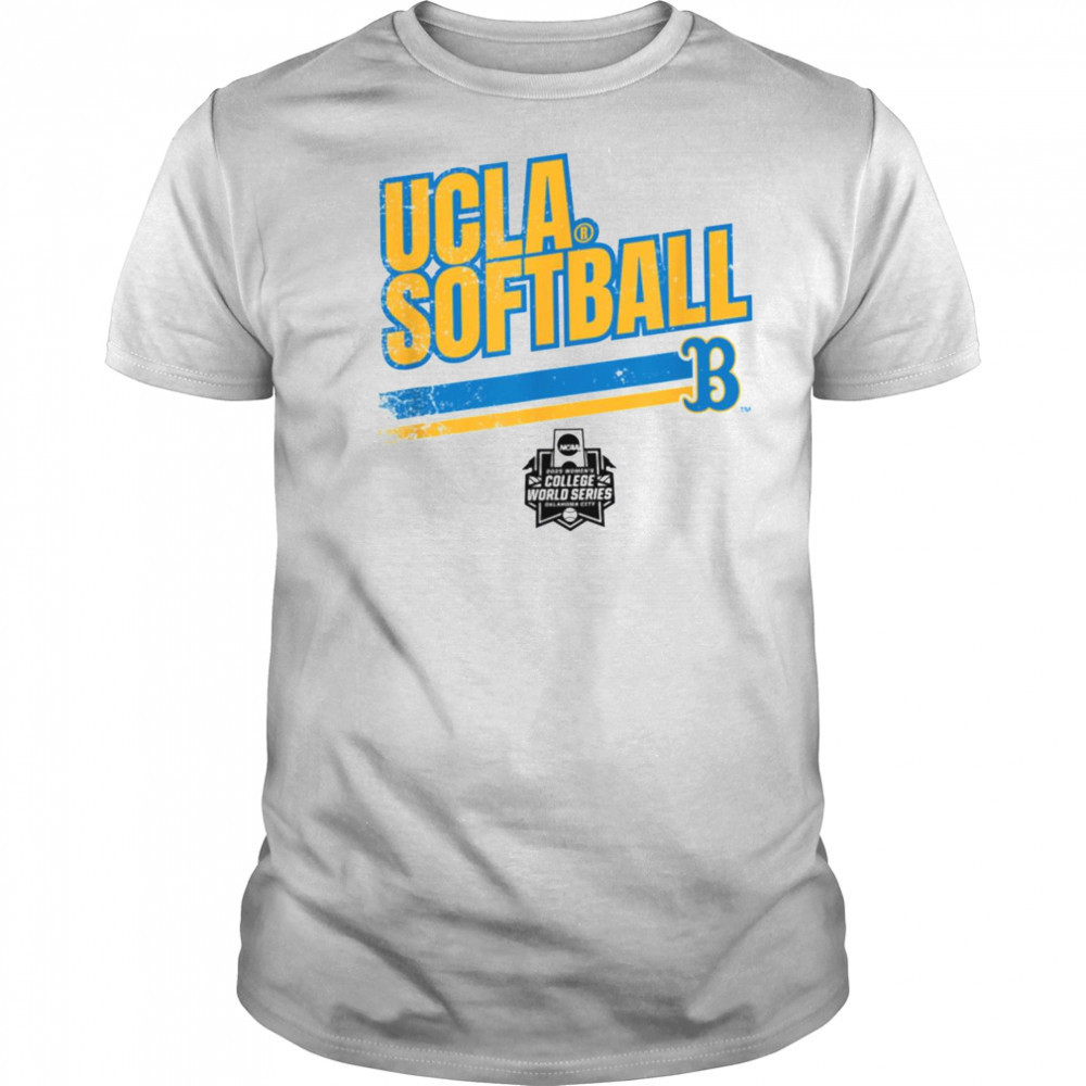 UCLA Softball_ Women’s College World Series Stripe T Shirt