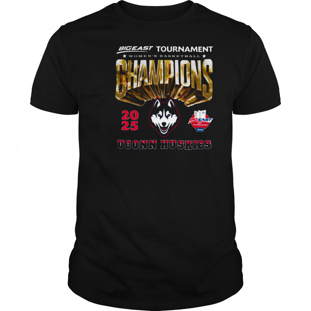 UConn Women’s Basketball 2024 25 Big East WBB Tournament Champions T Shirt