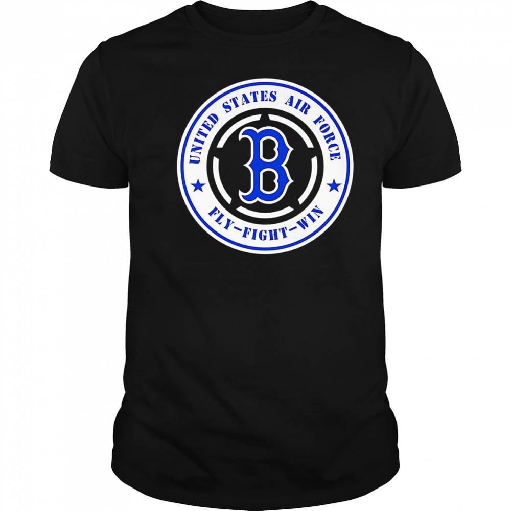 United States Air Force fly-fight-win Boston Red Sox shirt