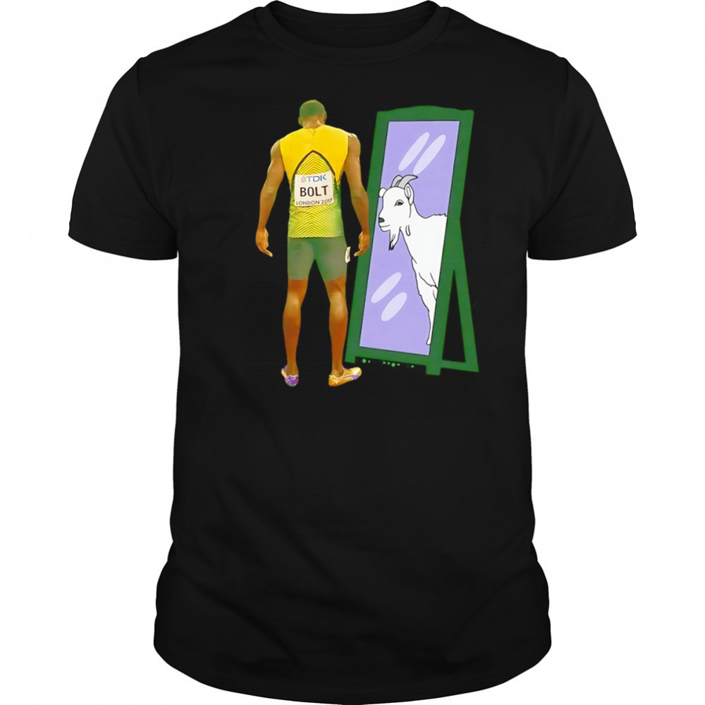 Usain Bolt London 2017 Athlete mirror Goat shirt