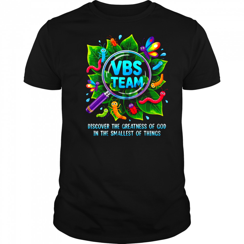 VBS Team 2025 Magnified Smallest Insects Adventure VBS shirt