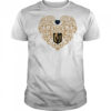 Vegas Golden Knights Floral Pattern Heart logo shirt