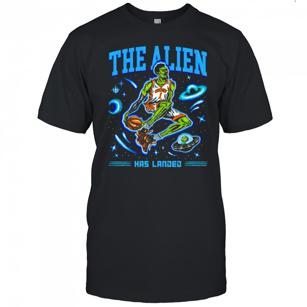 Victor Wembanyama San Antonio Spur the Alien has landed shirt