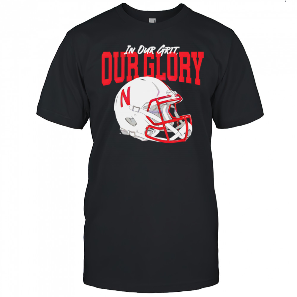 Vintage Nebraska Cornhuskers Football Helmet Grit And Glory shirt