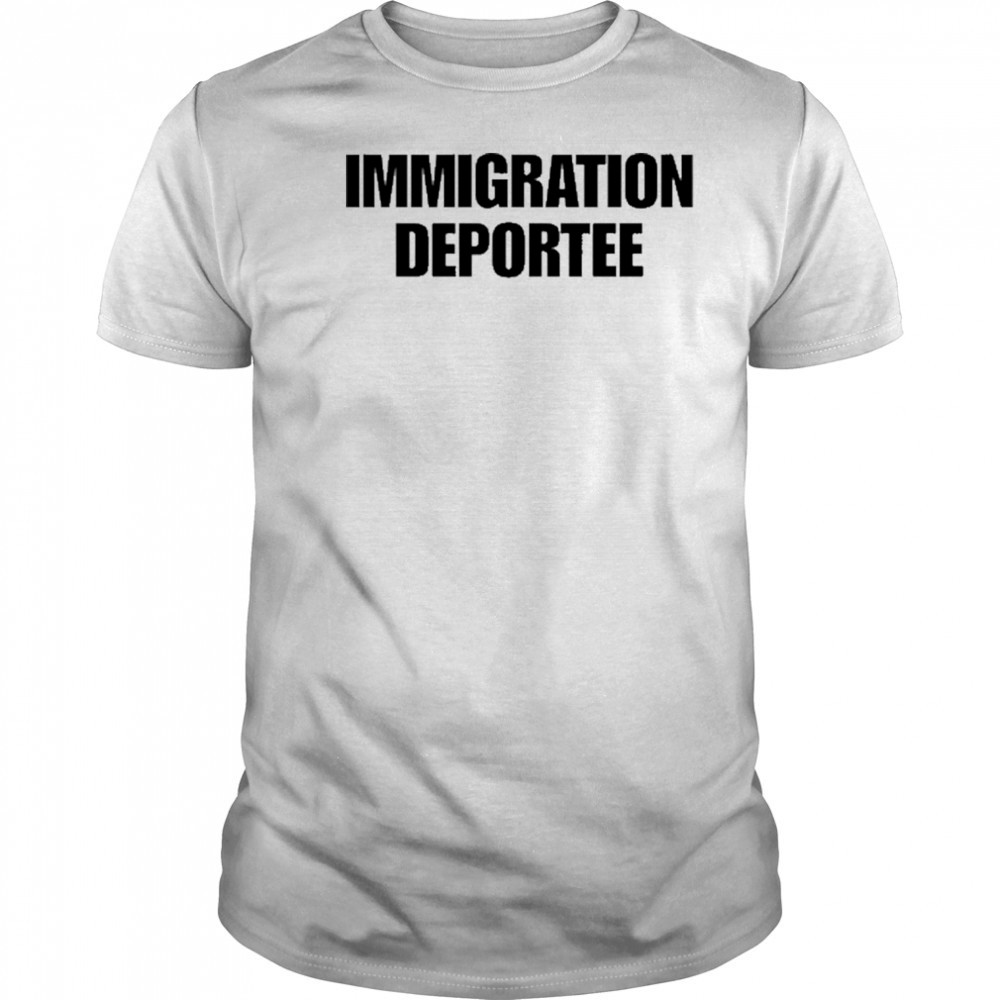 Vitaly Zdorovetskiy Wearing Immigration Deportee T-Shirt