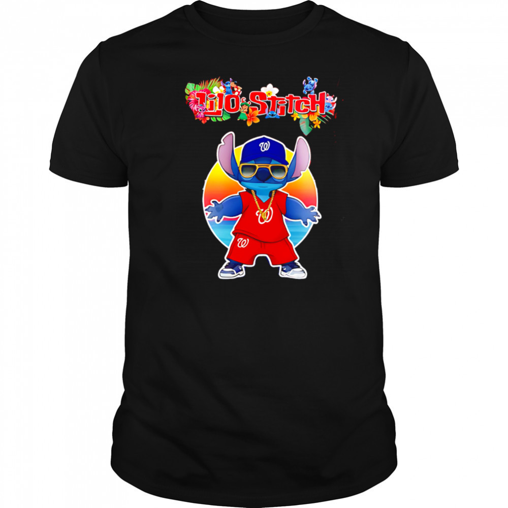 Washington Nationals x Lilo and Stitch Baseball shirt