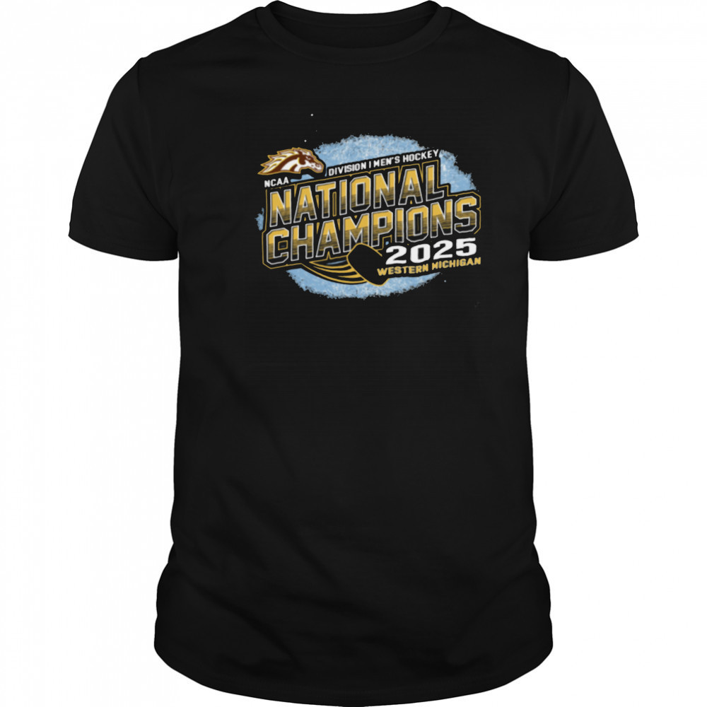 Western Michigan Broncos Men’s Hockey 2025 Ncaa National Champions ’47 Franklin T Shirt