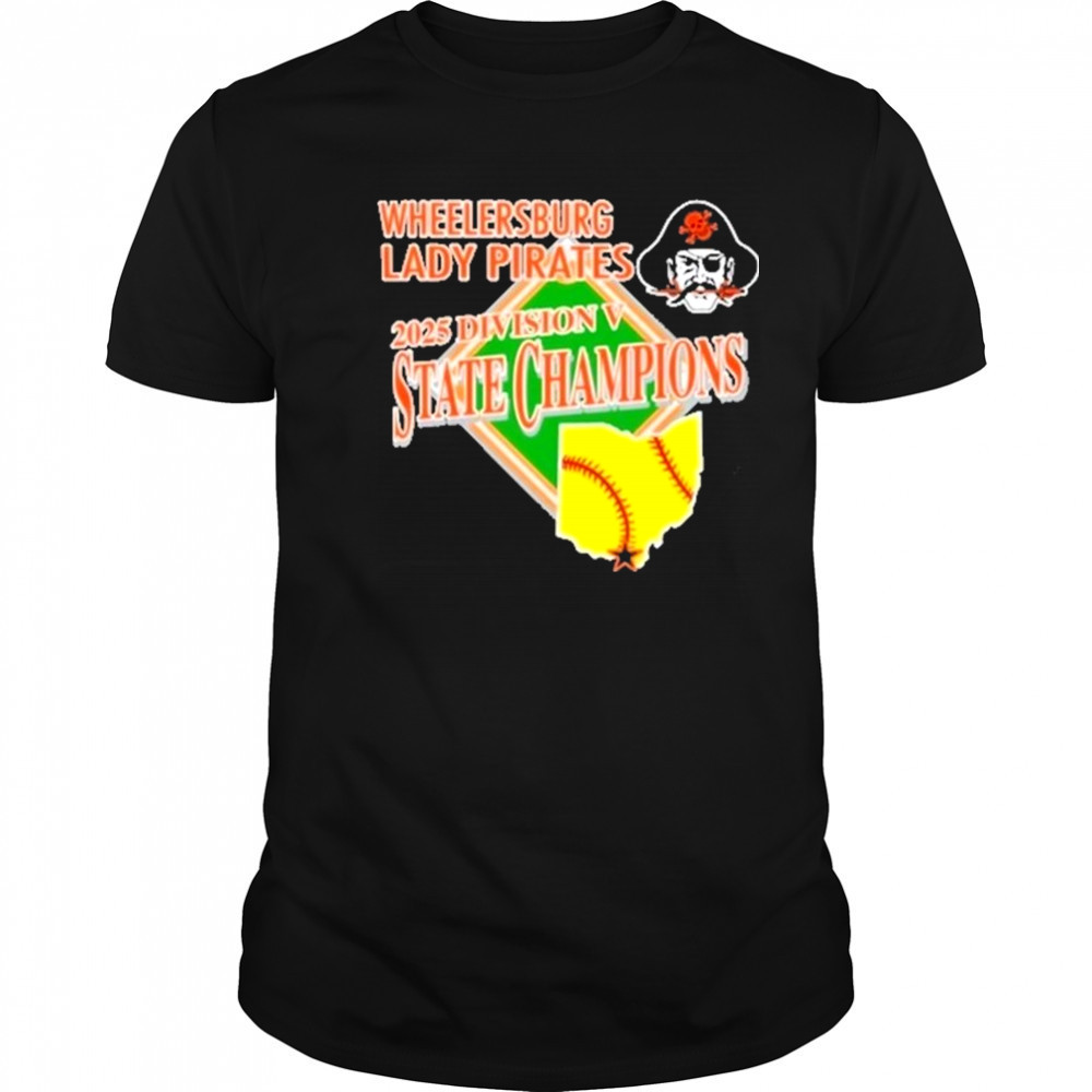 Wheelersburg Softball 2025 Division 5 State Champions Shirt