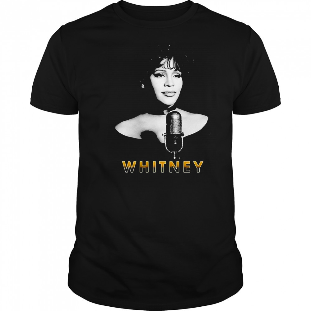 Whitney Houston Microphone T-Shirt