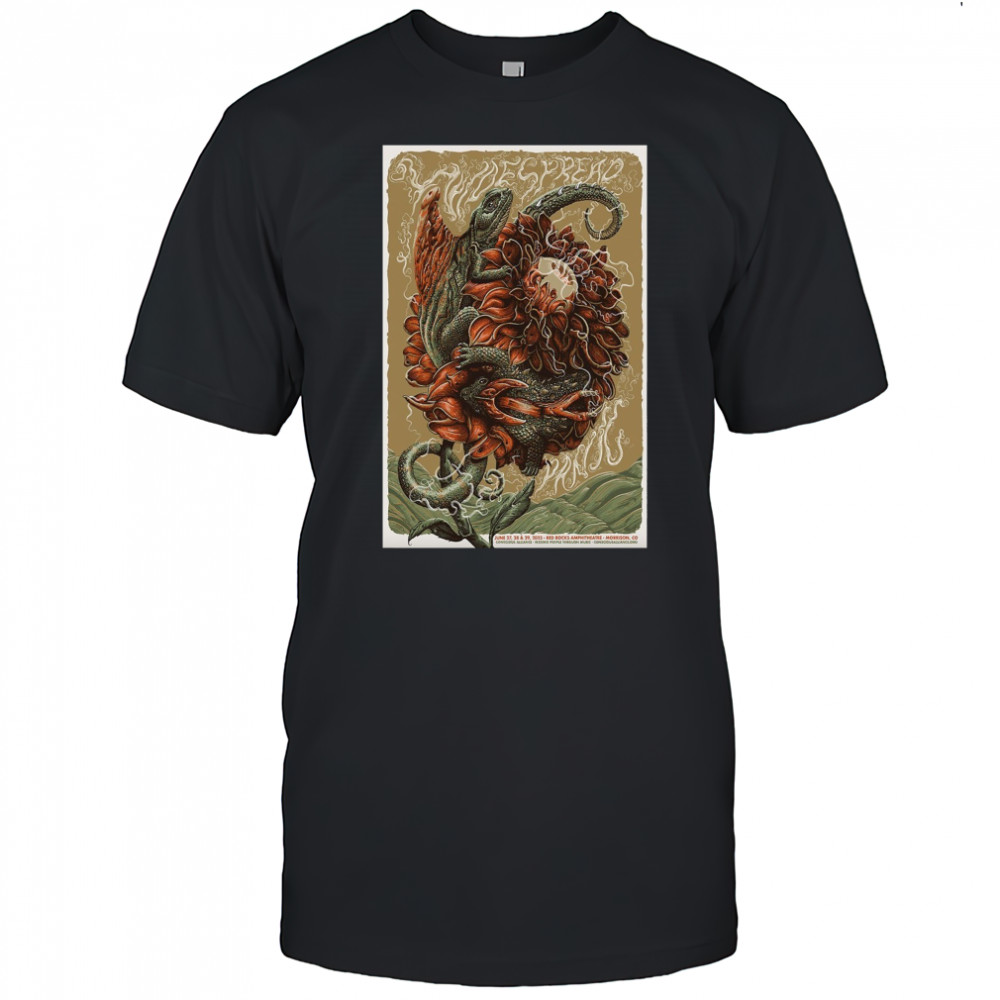 Widespread Panic 2025 Red Rocks Amphitheatre, Morrison CO June 229 T-Shirt