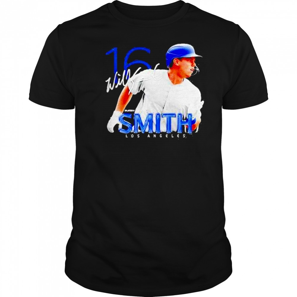 Will Smith 16 Los Angeles Dodgers Signature Shirt