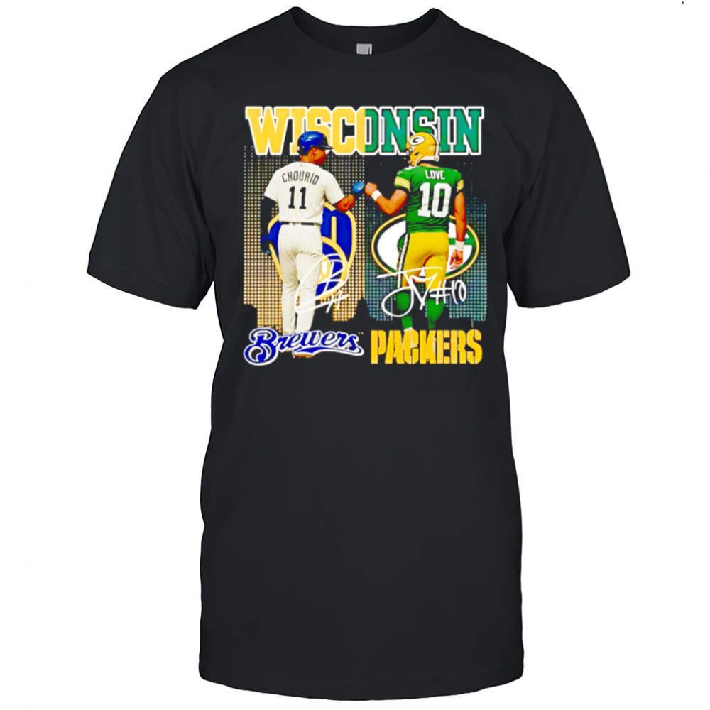 Wisconsin brewers and Packers star power shirt