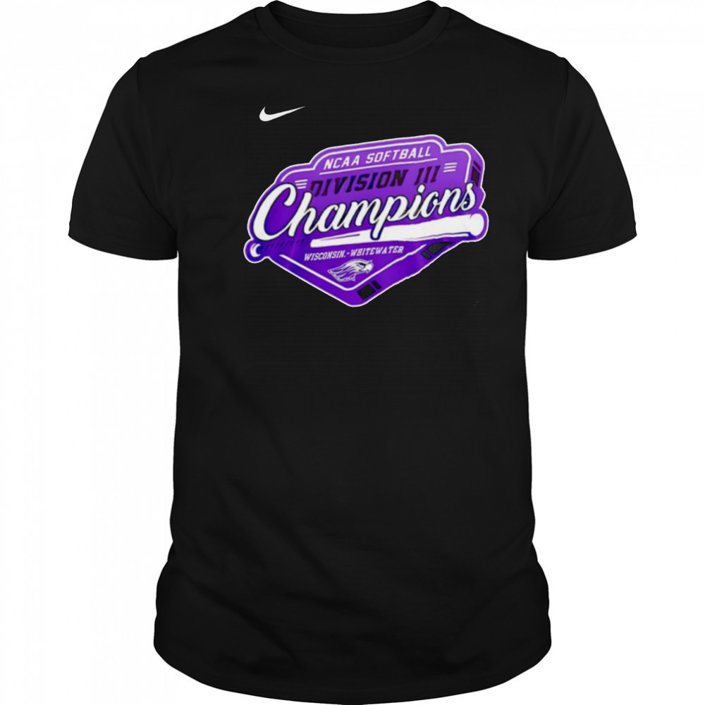 Wisconsin Whitewater Warhawks Softball NCAA Division III 2025 Champions shirt