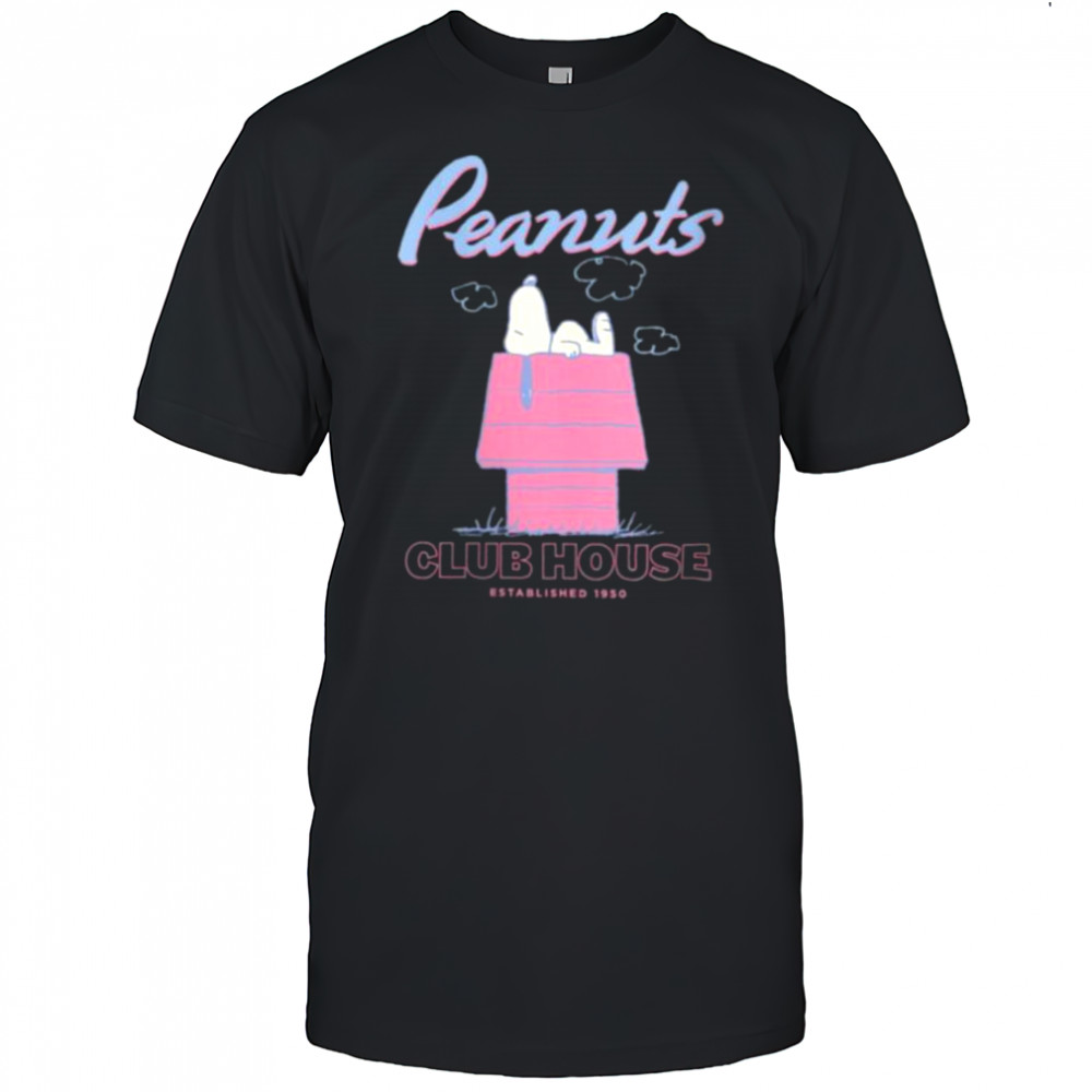 Womens Snoopy Club House Shirt