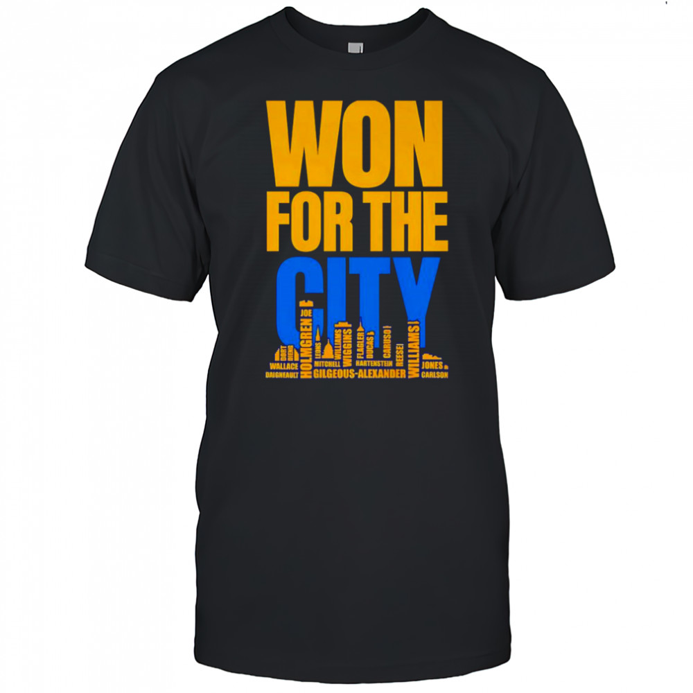 Won for the City skyline shirt
