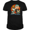 Woodstock Snoopy and Charlie Brown music is the answer shirt