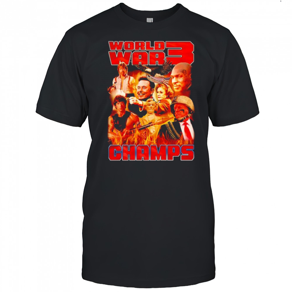 World War 3 Champs graphic shirt