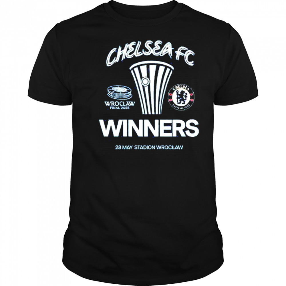 Wroclaw 25 UEFA Conference League Final Chelsea FC Winners shirt