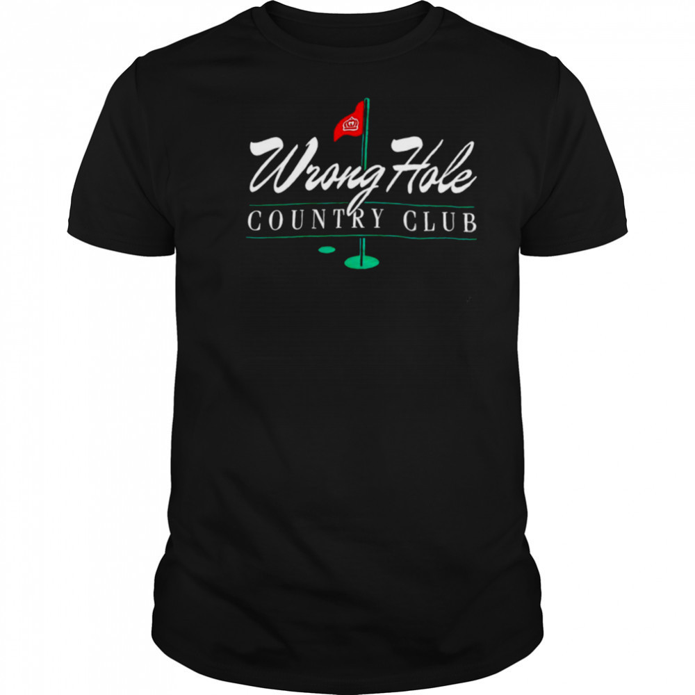 Wrong Hole country club golf shirt