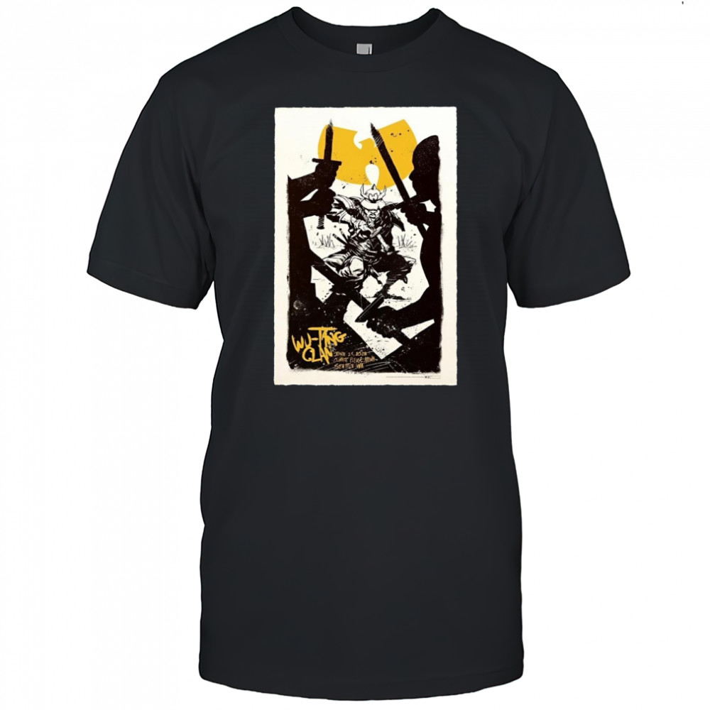 Wu-Tang Clan June 28 2025 Climate Pledge Arena Seattle WA Poster T-Shirt