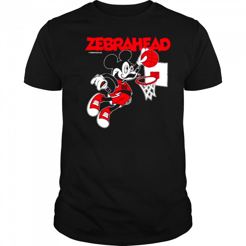 Zebrahead Mickey Mouse Slam Dunk T shirts