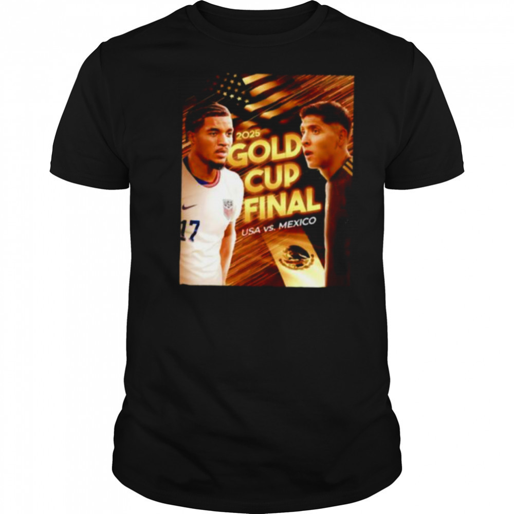 2025 Gold Cup Final USA vs Mexico shirt