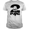 2pac Fist Overlap Old School Black Panther Logo shirt
