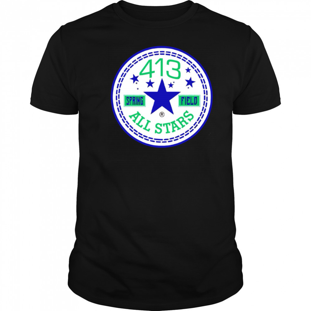 413 spring field all stars logo shirt