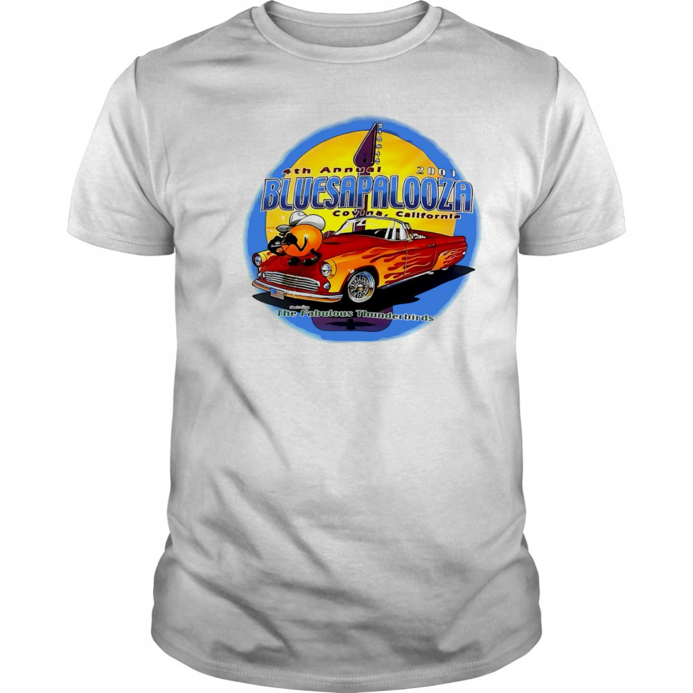 4th Annual Bluesapalooza Venue Hot Rod shirt