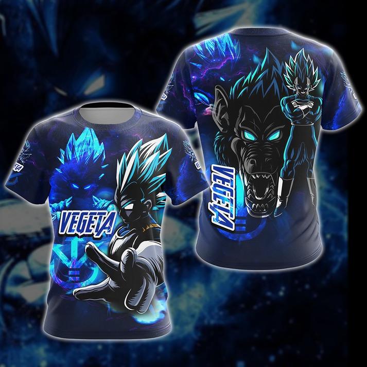 Dragon Ball Vegeta All Over Print T-shirt