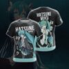 Hatsune Miku Unisex 3D Tshirt