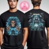 Metallica M72 North America Takeovers Electric Chair Skeleton And Band Lineup Graphic Two Sides Unisex T-Shirt