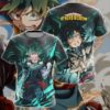 My Hero Academia Deku Midoriya Izuku 3D All Over Print T-shirt