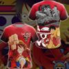 One Piece Monkey D. Luffy Anime Manga 3D All Over Print T-shirt