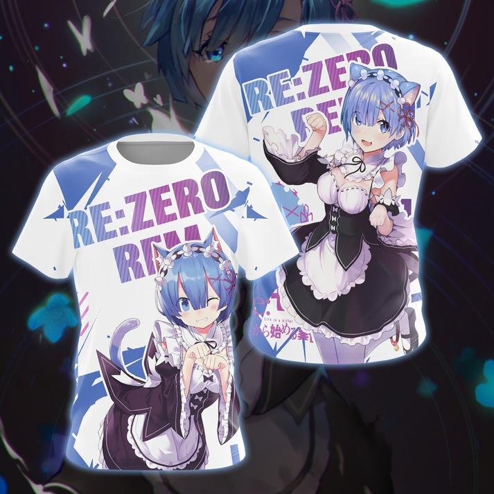 Rem ReZero All Over Print Tshirt